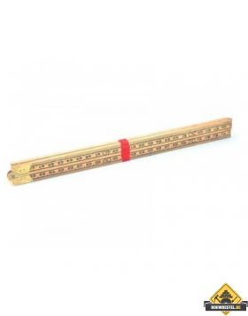 Memolon houten timmermansduimstok - 1 m