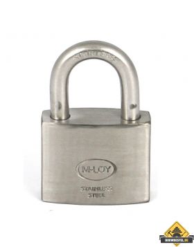 M-LOY massief RVS hangslot gelijksluitend - 50 mm