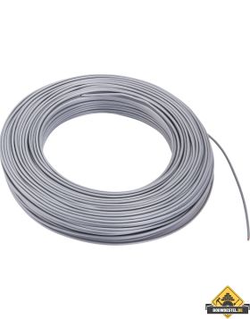Montagesnoer Eca H07V-K Eca 6,0 mm2 grijs | 100 meter