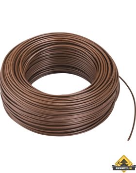 Montagesnoer Eca H07V-K Eca 1,5 mm2 bruin | 100 meter