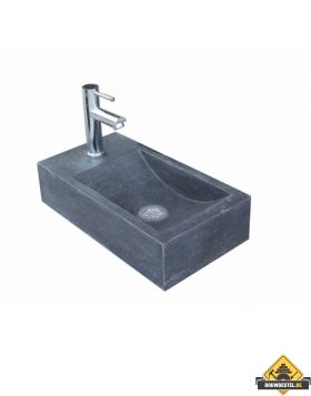 Natuursteen fontein Recto 40 x 22 cm links (UITVERKOOP, OP = OP)