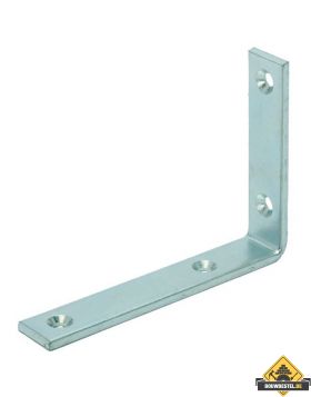 Neusijzer Haaks 100x150mm 25x5 Electrolytisch verzinkt - per stuk