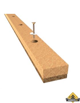 Nevima IVI-Centraalregel 30mm - lengte 1250mm - per stuk 