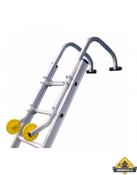 Nokhaak Ladder Aluminium (set van 2 stuks L+R)
