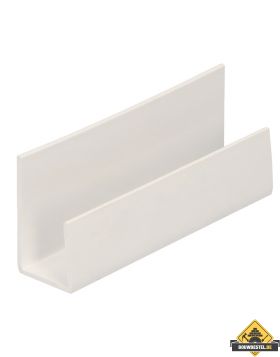 Omrandingprofiel 17,5mm Verkeerswit 500cm