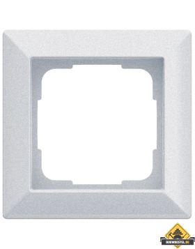 Opus 55 Inform afdekraam Eenvoudig alu-zilver-zijdeglans