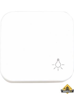 Opus 1 bedieningselement met licht symbool helder wit