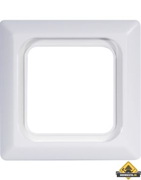 Opus 1 Kanto afdekraam Eenvoudig alpinewit