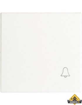 Opus 55 bedieningselement met bel symbool polarwit
