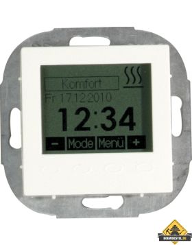 Opus 55 elektronische kamertemperatuurregelaar, tijdbestuurd polarwit