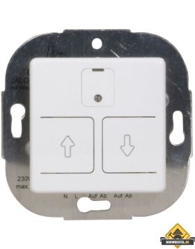 Opus 55 elektronische rolluik- /jaloezieschakelaar met weekautomaat polarwit