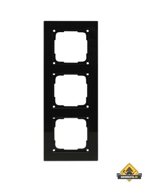 Opus 55 Fusion glas afdekraam 3-voudig zwart