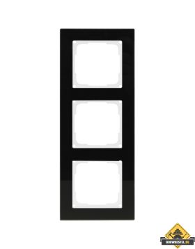 Opus 55 Fusion glas afdekraam 3-voudig zwart wit
