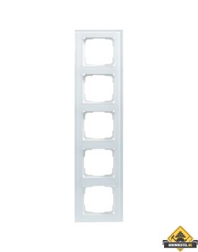 Opus 55 Fusion glas afdekraam 5-voudig wit