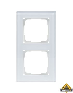 Opus 55 Fusion glas afdekraam Tweevoudig wit wit