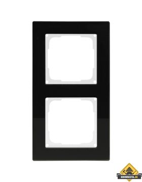 Opus 55 Fusion glas afdekraam Tweevoudig zwart wit