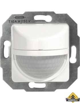 Opus 55 inbouwbewegingsmelder 180 graden 2-draadstechniek alu - zilver - zijdeglans