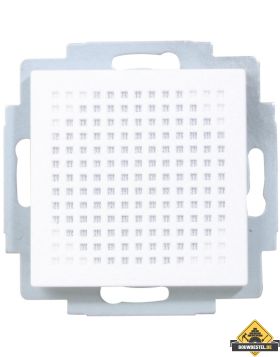 Opus 55 inbouwluidspreker met afdekking polarwit