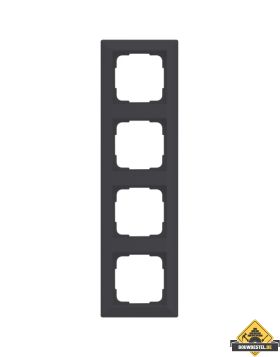 Opus 55 Inform afdekraam 4-voudig antraciet - zijdeglans