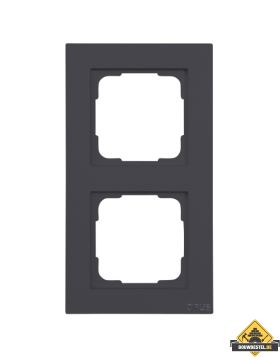 Opus 55 Kubus afdekraam Tweevoudig antraciet - zijdeglans