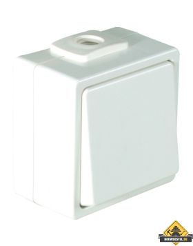 Opus Aqua (puls) schakelaar kruisschakelaar helder wit, IP54