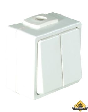 Opus Aqua serieschakelaarhelder wit