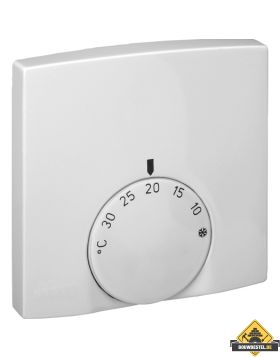 Opus opbouw-kamertemperatuurregelaar, verbreekcontact 2 (1) A helder wit
