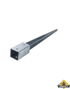Paalhouder Met Punt Thermisch Verzinkt 71x71mm