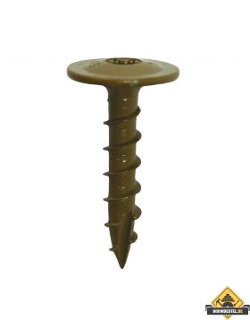 Woodies Paalhouderschroef Tellerkopschroeven 8.0x50 T-40 Shield 50 stuks