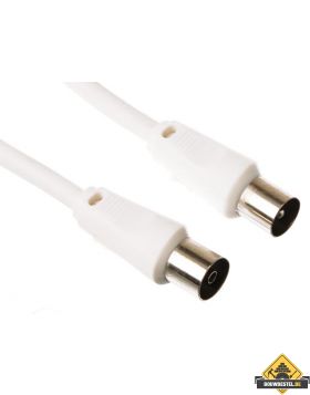 Coax Stekker Mannelijk naar Coax Stekker Vrouwelijk / Basis / 5.0M (UITVERKOOP, OP = OP)