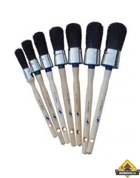Patentkwast SUPER PROF ECO. zwart haar. houten steel. no. 10