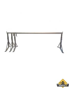 Plafondbok verstelbaar per stuk gewijzigde versterkte uitvoering hoogte 44.5/75.5 cm lengte 165/430 cm electrolytisch gegalvaniseerd