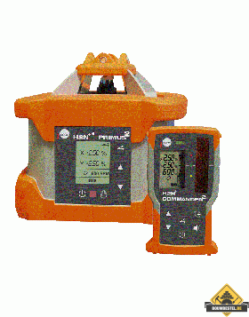 Nedo Primus 2 H2N+ rotatielaser met Commander 2 H2N laserontvanger 