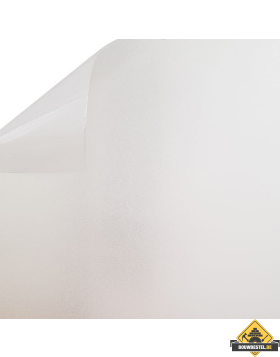 Raamfolie matglas statisch 90x250cm (UITVERKOOP, OP = OP)