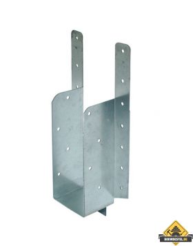 Raveeldrager met Strip 75x225mm (voor houtmaat ca. 75x175mm-200) Sendzimir verzinkt - per stuk