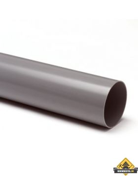 2 Meter PVC HWA buis Ral7037 Grijs 80 x 1
