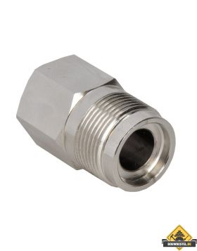 Gaskoppeling 1/2inch binnen x M-24 Vernikkeld