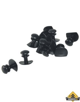 Knop rubber set a 12 stuks  "Kniebeschermers Super Prof Harmonica"