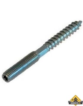 Stokeind met sleutelvlak M8X140 Diameter: 7.3 - per 10 stuk