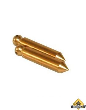 Schietlood messing 50 gram gepolijst per 2 stuks