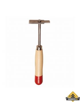 Schraper model Huisje - staal - houten steel - professioneel - per stuk