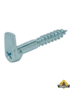 Schroefduim met Kruiskop 65X18mm Diameter: 6 Verzinkt - 10 stuks