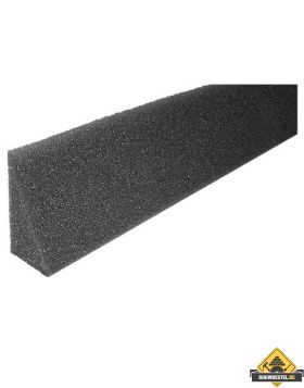 Schuimstrook voor goot 60mm antraciet L=150 cm