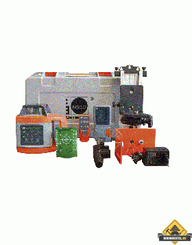 Nedo Sirius 1 HV rotatielaser met Acceptor Green - complete set