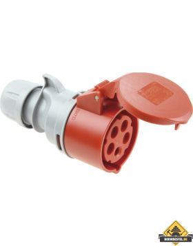 Sirox CEE-contrastekker IP 44, 5-polig, 400 V, 6 h 32 A SIROX-KLICK