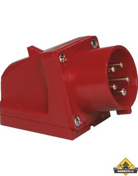 Sirox CEE-wandapparaatstekker IP 44, 5-polig, 400 V, 6 h 16 A