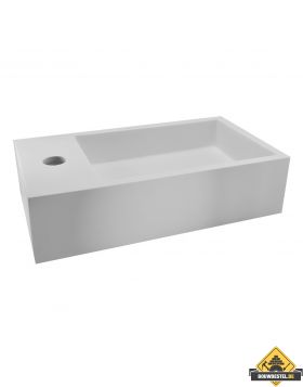 Wiesbaden Solid Surface fontein links 400x220x100