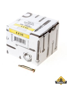 Fischer Spanhuls gegalvaniseerd 6.0x50mm doos 200 stuks
