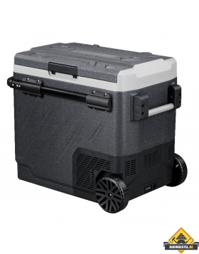 Steamy-E Dual Zone Roller Elektrische Compressor Cooler On Wheels 61 liter koelbox