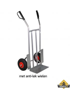 Steekwagen Profi 250 kg softwiel (anti-lek band) - NL-fabricaat